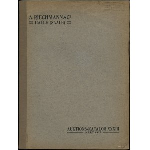 Katalog aukcyjny A. Riechmann & Co. „Antike Goldmünzen....