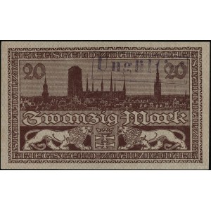 20 marek, 15.11.1918 (Kriegs-Geld); numeracja 157790, n...