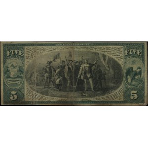 5 dolarów, 25.10.1880; numeracja Z168957 / 1709, matryc...