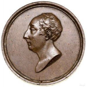 Medal pamiątkowy, 1824, Warszawa, projektu Karola Emanu...