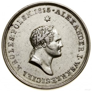 Medal na pamiątkę śmierci cara Aleksandra I, 1826; Aw: ...