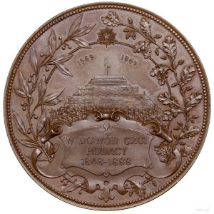 Medal pamiątkowy, 1884, Wiedeń, projektu Antona Scharff...