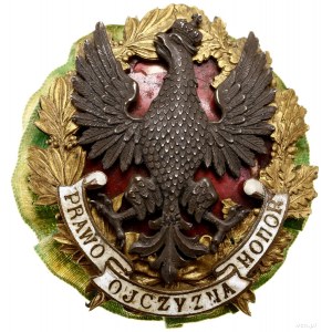 Odznaka adwokacka, 1924-1929; Na amarantowym tle biały ...
