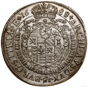 Talar, 1688, Graz; Aw: Popiersie władcy w wieńcu laurow...