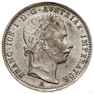 1/4 florena, 1865 A, Wiedeń; Herinek 640, KM 2214; bard...