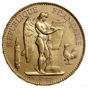 100 franków, 1902 A, Paryż; Geniusz piszący Konstytucję...