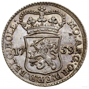 1/4 guldena, 1759; Delmonte -, Purmer Ho67, Verk. 54.3;...