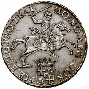 1/2 dukatona, 1767, Utrecht ; Aw: Rycerz na koniu w pra...