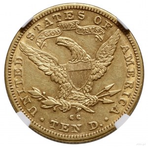 10 dolarów 1892 CC, Carson City; typ Liberty Head; Fr. ...