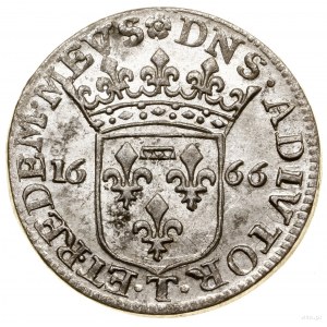 Luigino, 1666; legenda rewersu D N S ADIVTOR ET REDEM M...