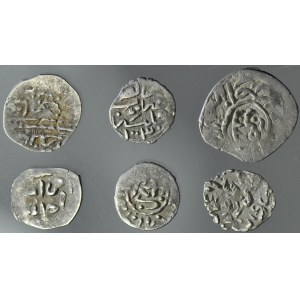 Islam, zestaw 6 szt. monet srebrnych