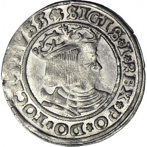 Zygmunt I Stary, Grosz 1529, Toruń, połyskowy