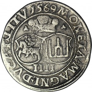 Zygmunt II August, Czworak 1569, Wilno, piękny