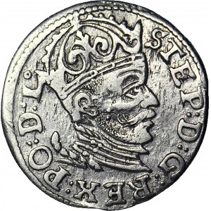 Stefan Batory, Trojak 1585, Ryga, TRI zamiast TRIP