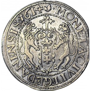 R-, Zygmunt III Waza, Ort 1614, Gdańsk, duże cyfry