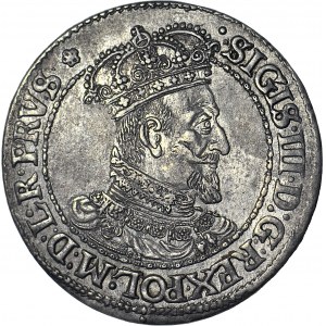 R-, Zygmunt III Waza, Ort 1620, Gdańsk, rzadki rocznik, piękny