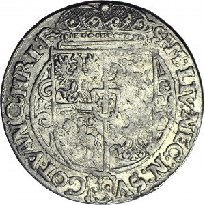 Zygmunt III Waza, Ort 1621, Bydgoszcz, KWIAT RÓŻY, PRVM przebite z PRSM