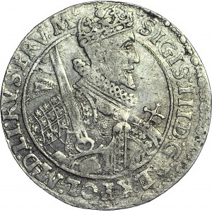 RR-, Zygmunt III Waza, Ort 1621, Bydgoszcz, GWIAZDKI jako znaki interpunkcyjne