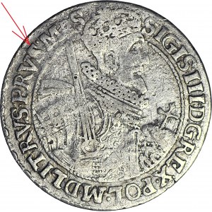 R-, Zygmunt III Waza, Ort 1621, Bydgoszcz, PRVS.MAS przebite T/S, NEC:N:SV, R3