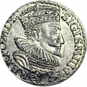 Zygmunt III Waza, Trojak 1594, Malbork, menniczy