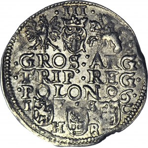 Sigismund III. Vasa, Trojak 1596 Bydgoszcz, schön