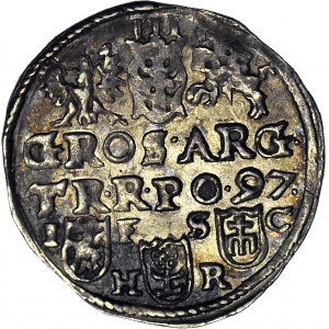 Zygmunt III Waza, Trojak 1597, Bydgoszcz, menniczy
