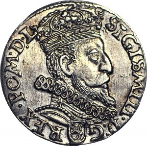 Zygmunt III Waza, Trojak Kraków 1601, menniczy