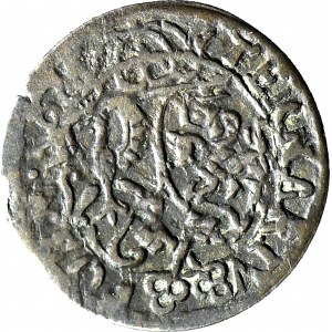RRR-, Zygmunt III Waza, Ternar 1626, Poznań, dwupolowa tarcza, piękny i b. rzadki, R7