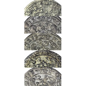 RRR-, Z III Waza, Ort 1625, Gdańsk, 1 szt. na 303 notowania, brak kropek po bokach daty, wydłużone języki lwów