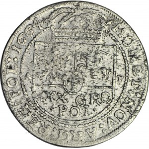 RR-, Jan Kazimierz Tymf 1664, Kraków, odmiana META EST