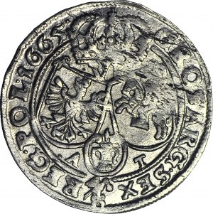 Jan II Kazimierz, Szóstak 1665, Bydgoszcz, menniczy