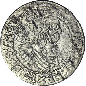 RR-, Jan II Kazimierz, Szóstak 1664, Kraków, błędny nominał IV