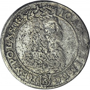 RR-, Jan Kazimierz, Szóstak 1667 TLB, Bydgoszcz, SUE, große Punkte, 0 pc auf 189 Listungen