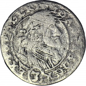 RR-, Jan II Kazimierz, 3 krajcary 1658, Opole, wąskie popiersie, bardzo rzadkie