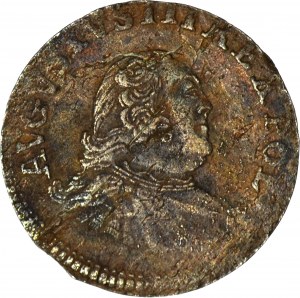 RR-, August III Sas, Grosz 1755 - cyfra 3, typ gruntalski