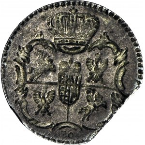 RRR-, August III Sas, 3 halerze (ternar) 1763, Grünthal, JEDNOSTRONNY