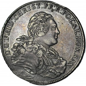 Fryderyk Krystian, Talar 1763 IFôF, S, Lipsk, piękny