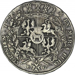 RRR-, Stanisław A. Poniatowski, Talar 1775, Warszawa, NAJRZADSZY WARIANT