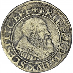 RR-, Śląsk, Fryderyk II, Grosz 1541, Brzeg, PIERWSZY ROK BICIA