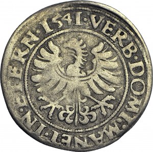 RR-, Śląsk, Fryderyk II, Grosz 1541, Brzeg, PIERWSZY ROK BICIA