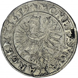 RRR-, Śląsk, Jerzy III Brzeski, 3 krajcary 1659, Brzeg, NIENOTOWANY