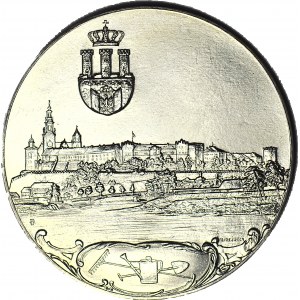 R-, Towarzystwo Ogrodnicze w Kraków, Medal 1905,/1968 srebro,
