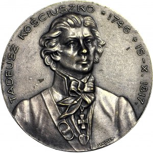 R-, Tadeusz Kosciuszko medal, 1917, beautiful