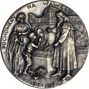 R-, Tadeusz Kosciuszko medal, 1917, beautiful