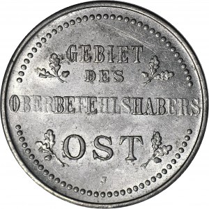 3 Kopeken 1916 OST J, Hamburg, gestempelt