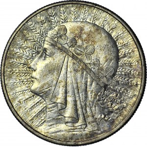 10 zlatých 1932, Hlava, Londýn, raženo