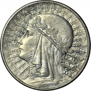 10 złotych 1932, Głowa, Londyn, mennicza