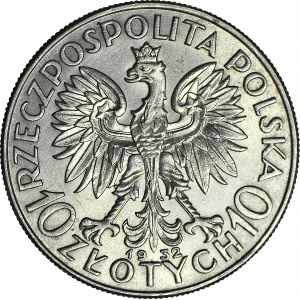 10 złotych 1932, Głowa, Londyn