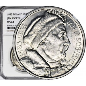 10 złotych 1933, Sobieski, WYŚMIENITY