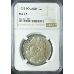 10 złotych 1935, Piłsudski, mennicze